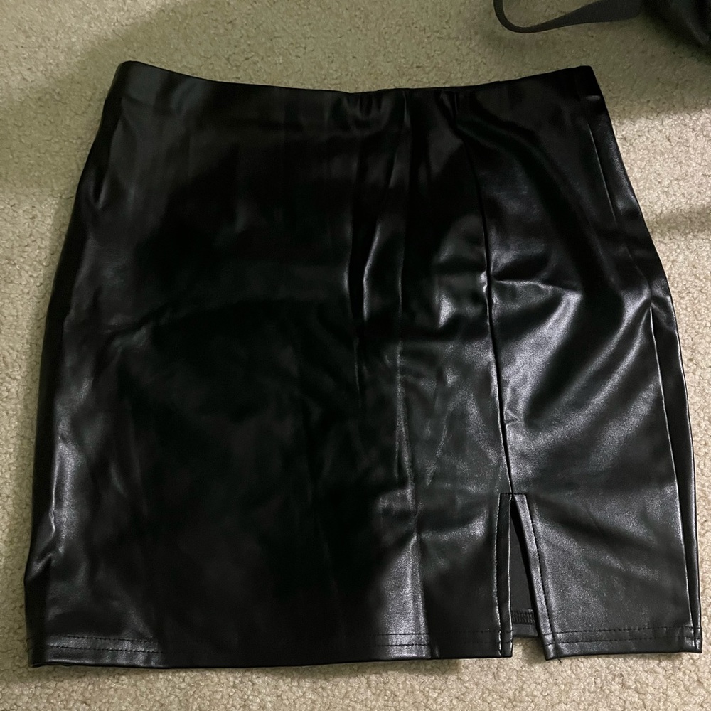Leather Skirt